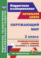Окружающий мир. 2 класс: технололгические карты уроков по учебнику Плешакова А.А.