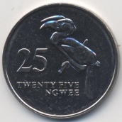25 нгве, Замбия, 1992