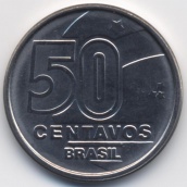 50 сентаво Бразилия 1989
