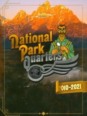Альбом для монет 25 центов Национальные парки Америки